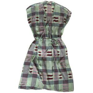 Tucker Silk Wrap Dress